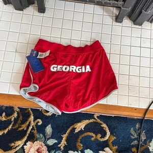 Red Georgia‎ Bulldog Athletic Shorts- NWT. Retail 42